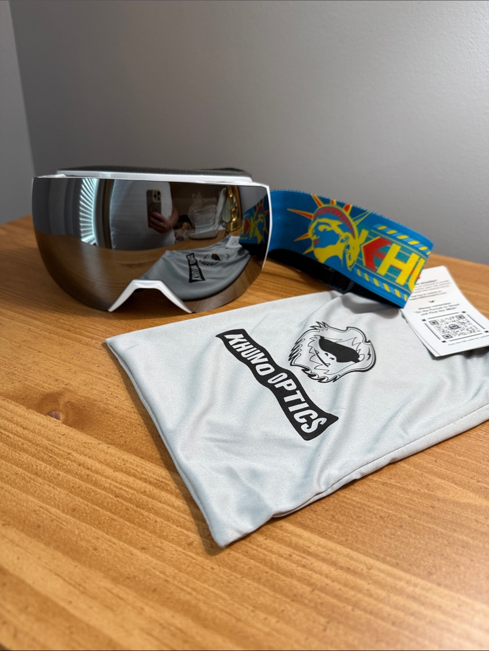 KHUNO Jaeger New York Statue of Liberty Snow Ski Goggles